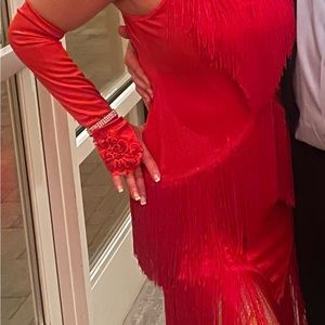 Red Sexy Latin Dress for a Hot Night out!